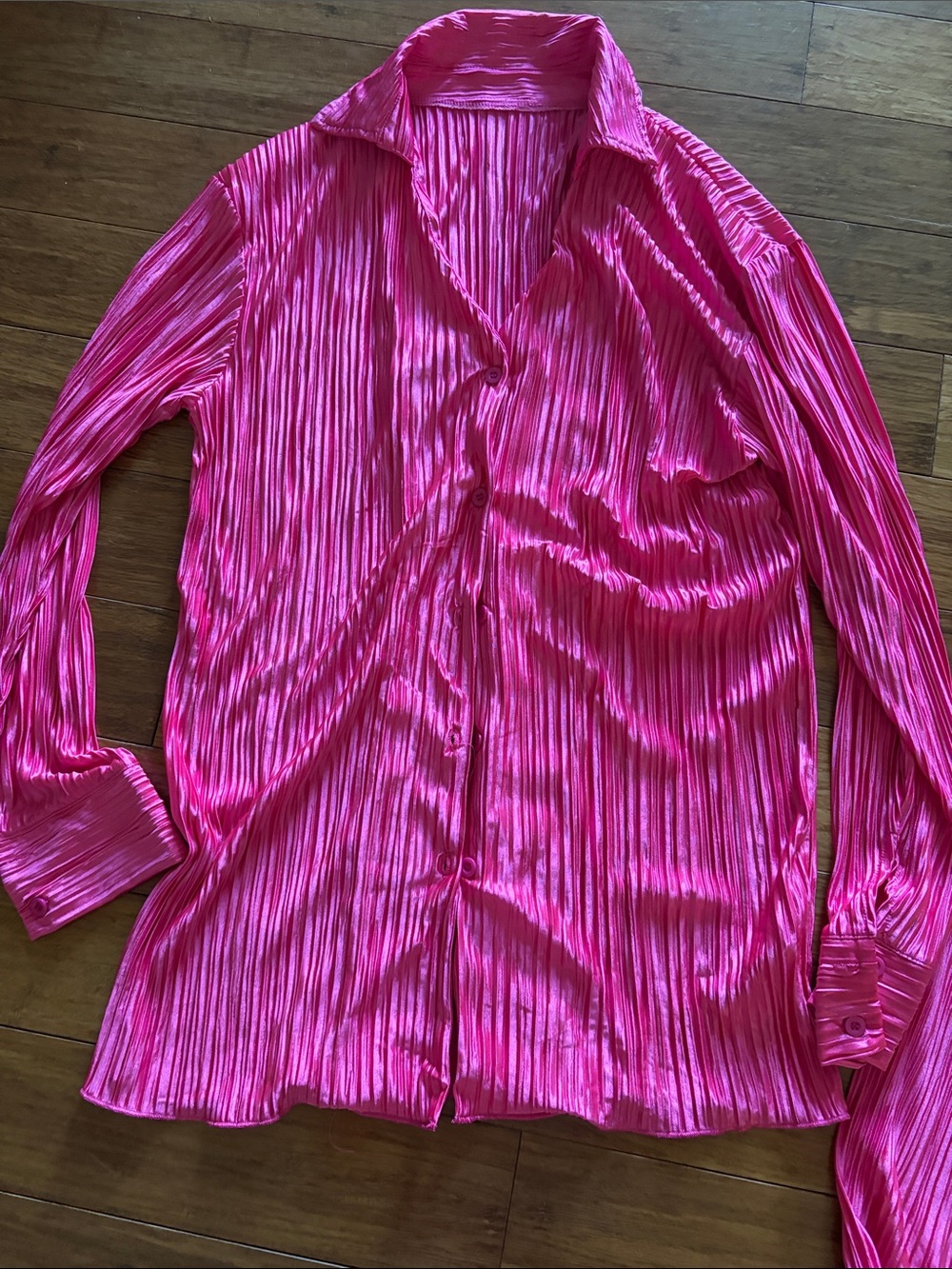 Hot Pink Pajama Set - Picture 2 of 4